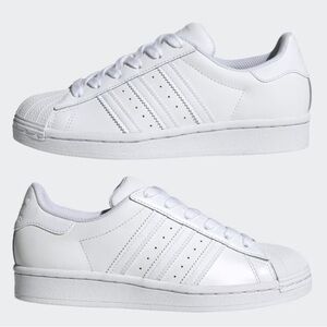 Adidas White SUPERSTAR EL I | Size 6k | Unisex/ Kids/Girls/Boys Shoes NEW!!!💙